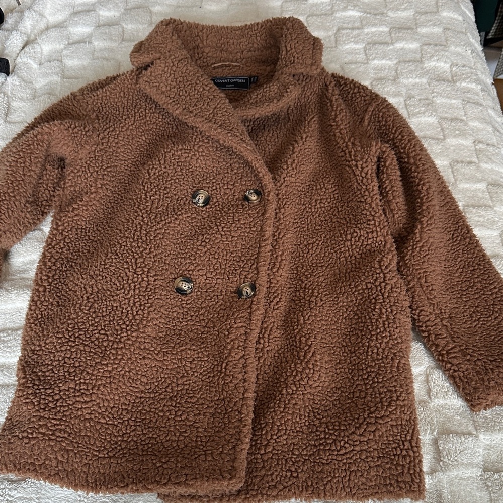 J—Warm Brown Teddy Jacket